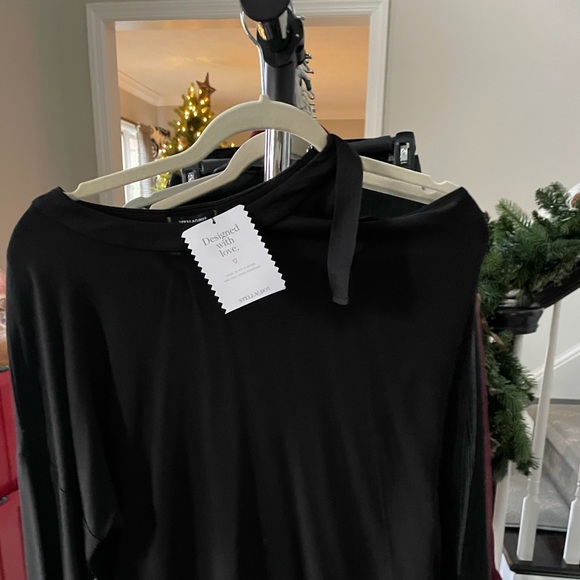 Stella & Dot Buckle Up Cold Shoulder Top Size M - Picture 7 of 7